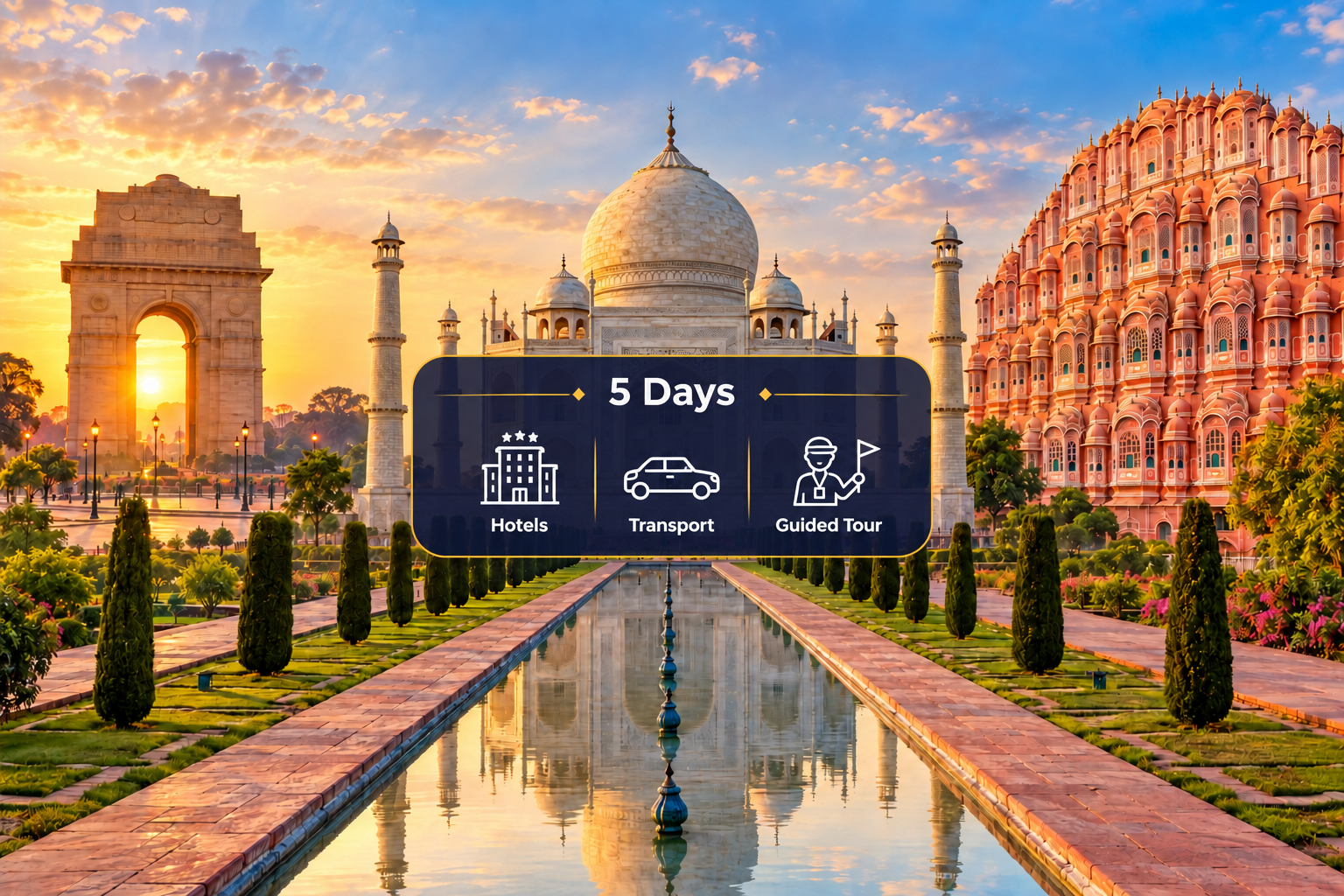 Golden Triangle Tour – 5 Days