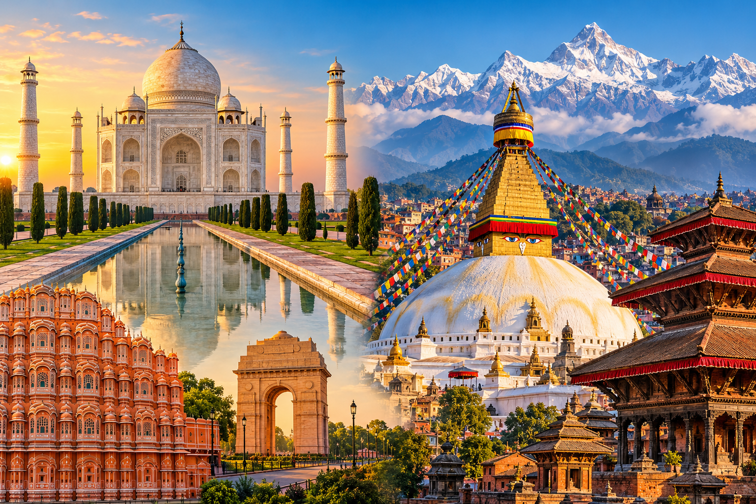 Golden Triangle with Nepal