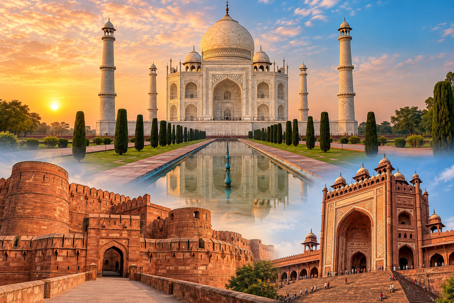 Overnight Agra & Delhi Tour – 2 Days