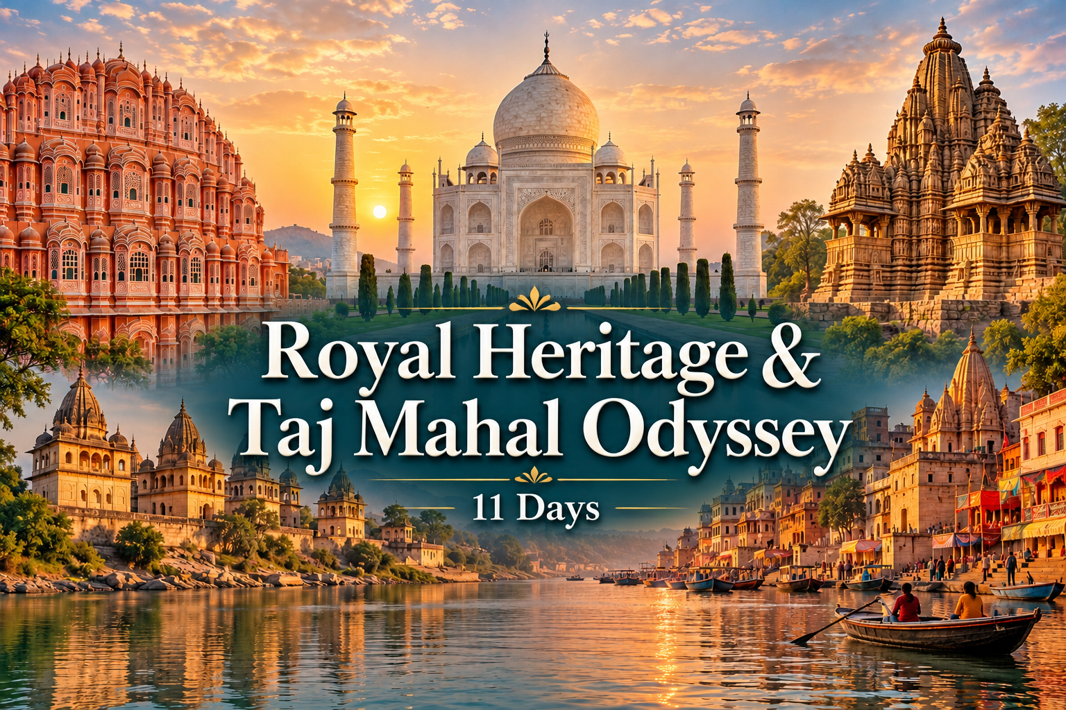 Royal Heritage & Taj Mahal Odyssey -11 days